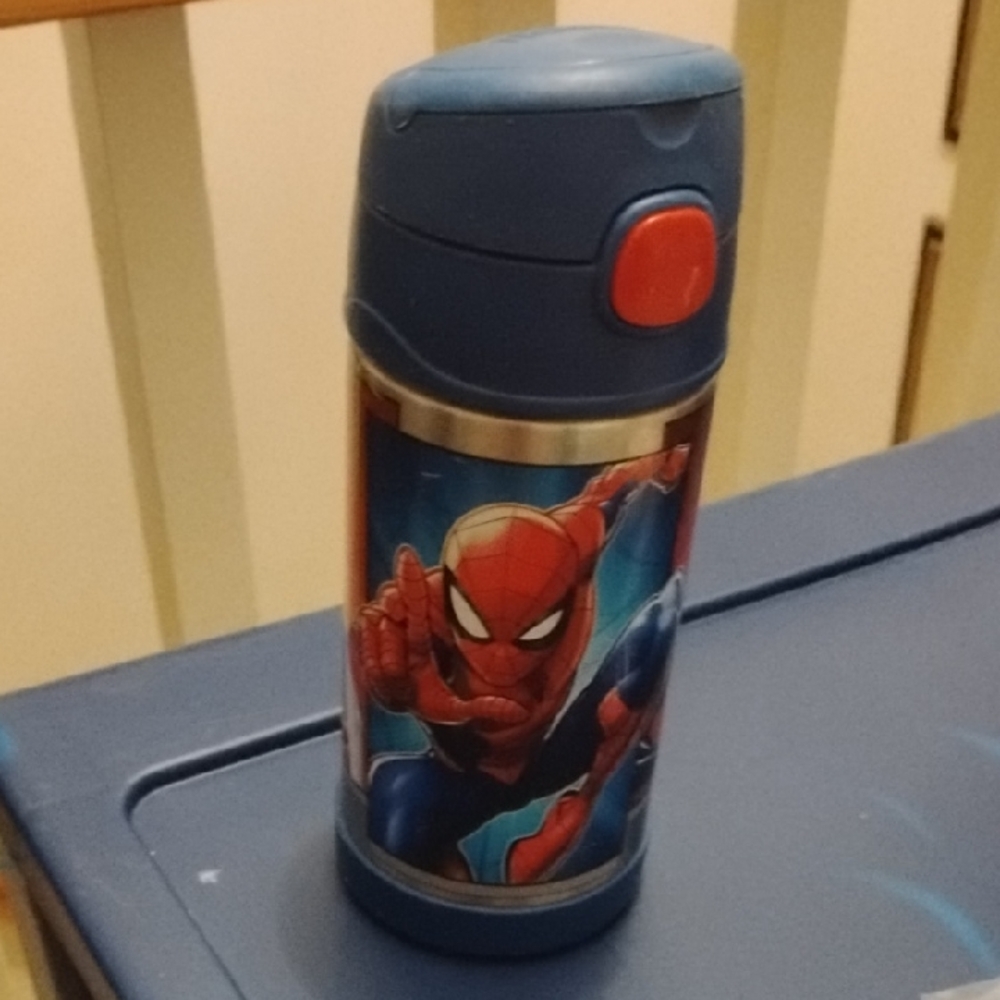 Thermos Blue and Red Spider-Man Kids Bottle